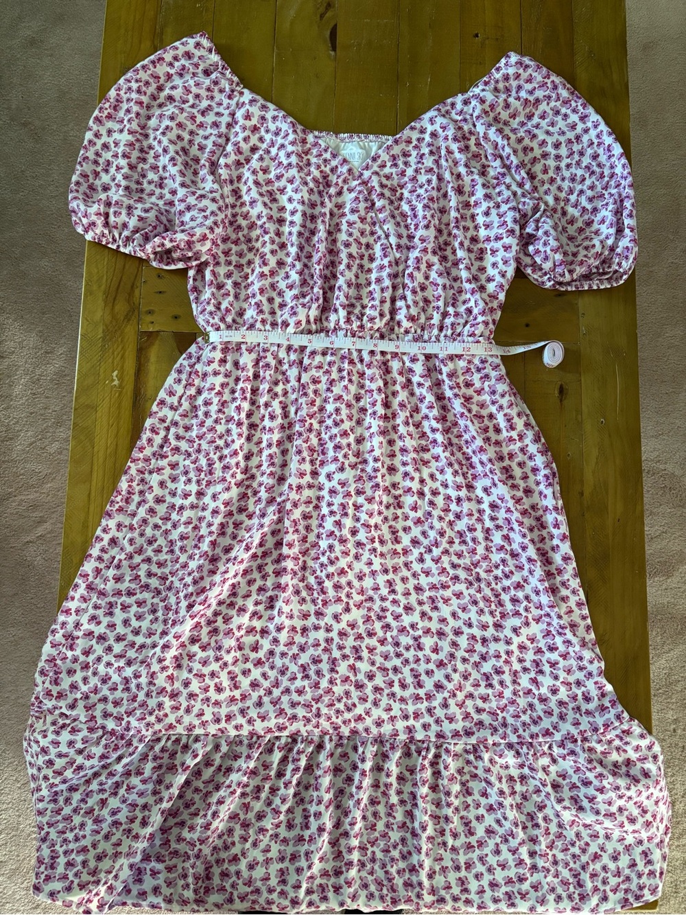 Pink Floral Dress